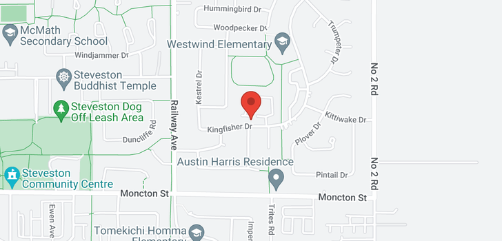 map of 26 11771 KINGFISHER DRIVE
